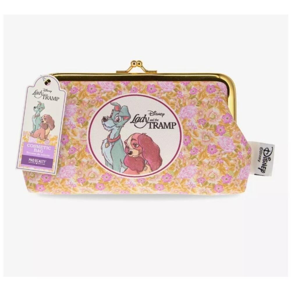 Mad Beauty Disney Lady and the Tramp Floral Cosmetic Bag | NWT